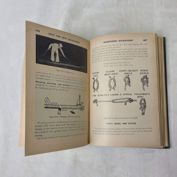Bluejackets Manual US Naval Institute 14th Ed 1950 Illustrated HC Navy Clemens - Picture 16 of 16